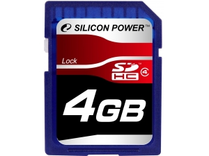 SDHC 4GB class 4 Silicon Power